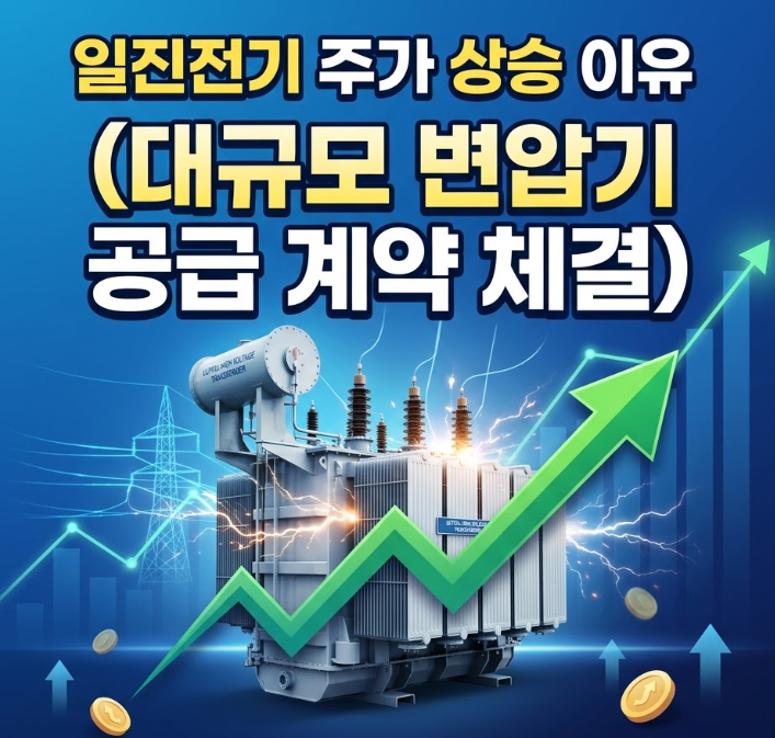 일진전기 주가 상승 이유(대규모 변압기 공급 계약 체결)