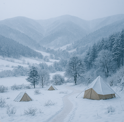 평창 겨울 캠핑
