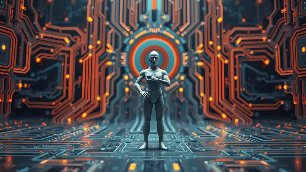 <img src="free_will_vs_technology.webp" alt="자유의지가 기술로 대체되지 않는 인간 고유의 의지를 시각화한 이미지입니다.">