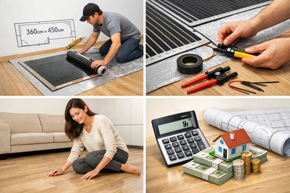 난방필름 시공방법과 가격 비교 예시4