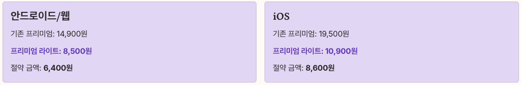 유튜브 프리미엄 라이트 한국 출시 확정 가격 정리 이미지