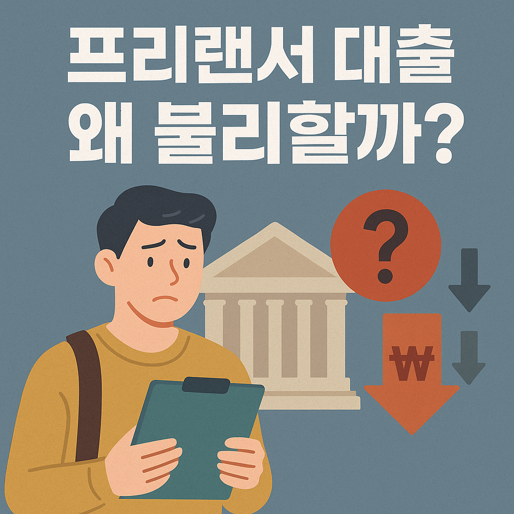 프리랜서가 대출