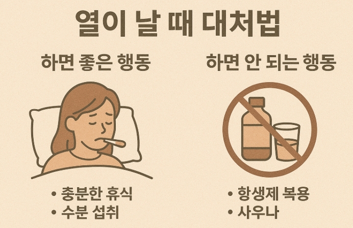 열 대처법