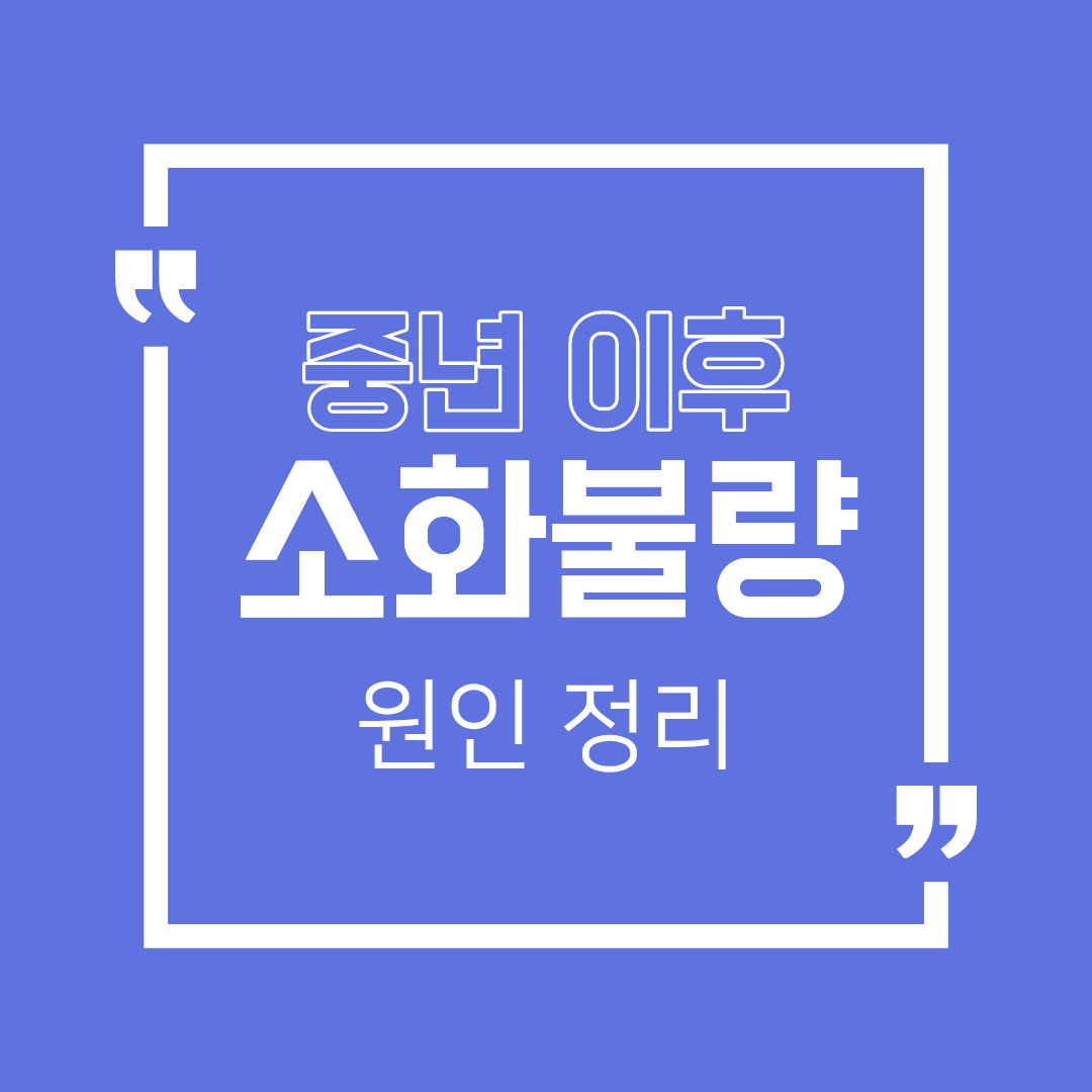 40~60대 소화불량이 반복되는 이유, 그냥 넘기면 위험한 신호 7가지