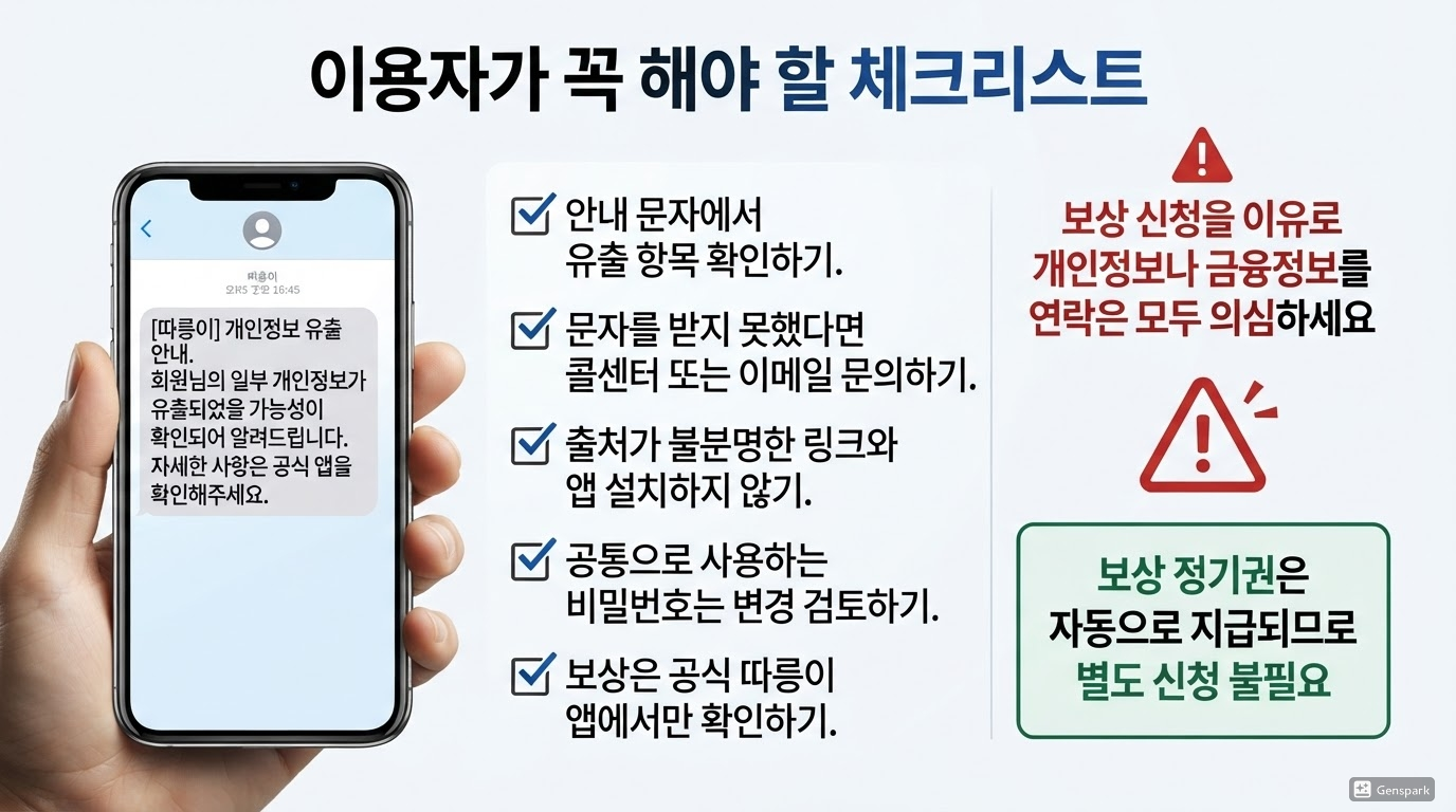 이용자가 꼭 해야 할 체크리스트