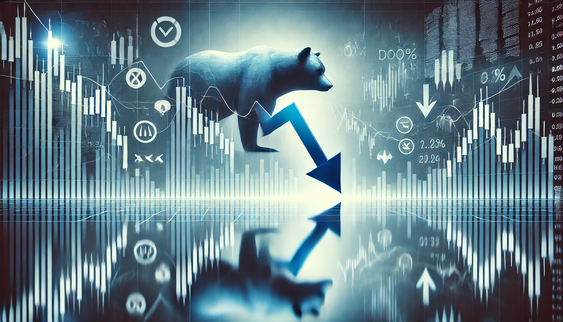 2025년 01월 18일 한국증시 코스피, 코스닥 하락장을 표현한 이미지입니다.