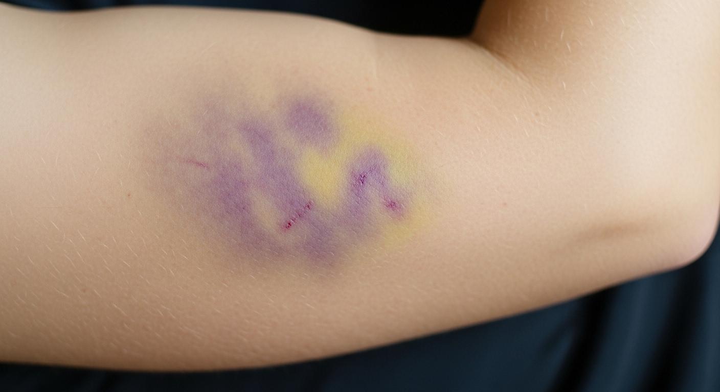 팔뚝살 괄사 멍