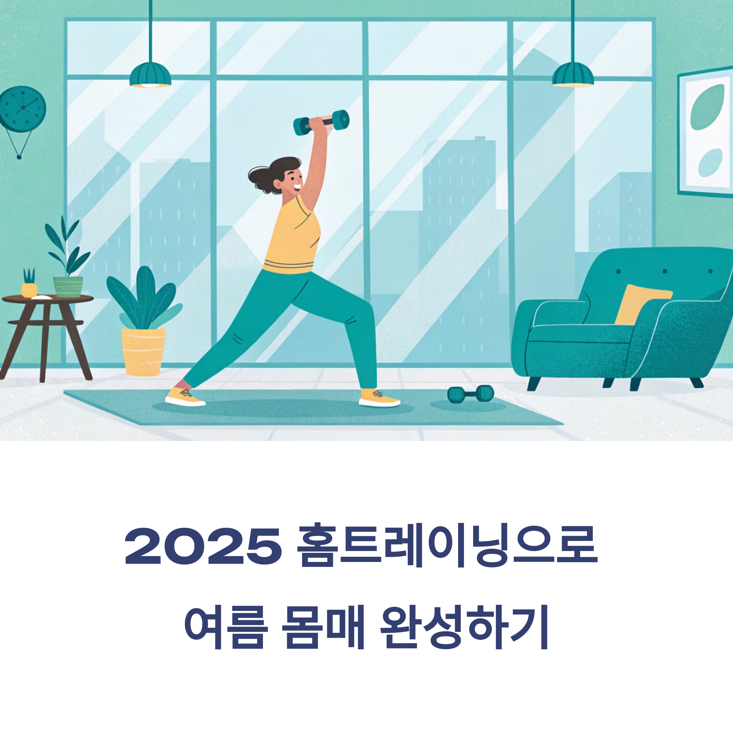 집에서 여름 몸매 완성하는 2025 홈트레이닝 비결 공개