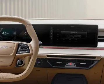 2025 액티언 하이브리드 운전석에서 바라본 디스플레이