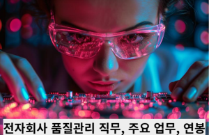 전자회사 품질관리 직무, 주요 업무, 연봉