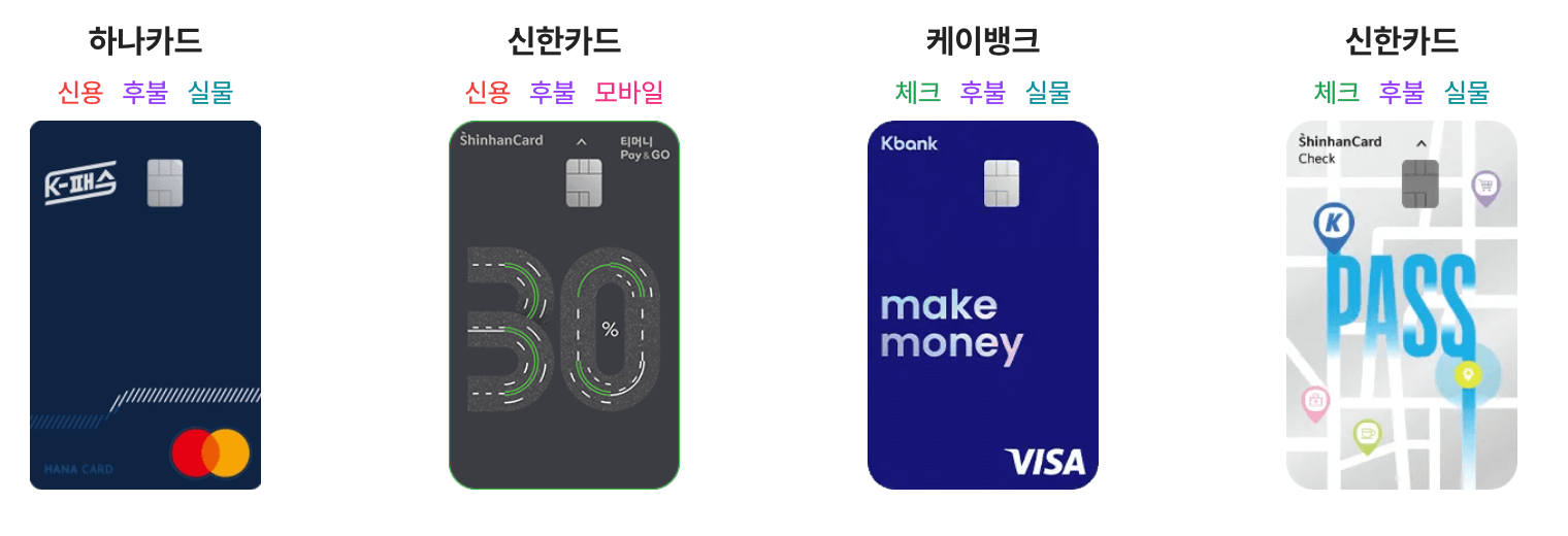 K-패스 카드 발급 및 이용방법