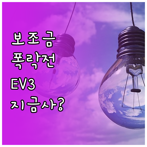 2026년 전기차 보조금 단가 하락 ..