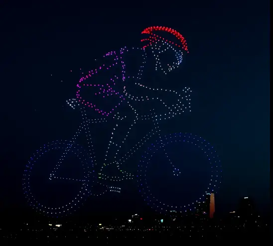 한강-드론-라이트쇼-자전거