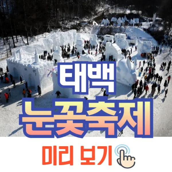 태백 눈꽃축제, 겨울축제