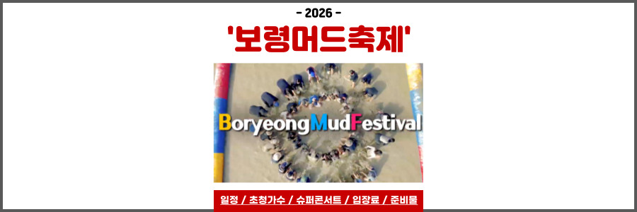 2026 보령머드축제
