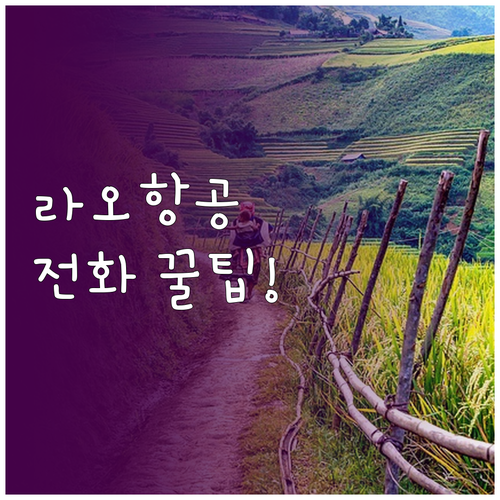 라오항공 본사 전화번호 +856-21..