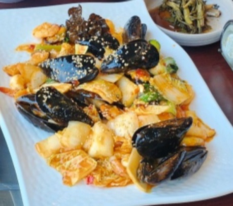 칠리홍가리비볶음