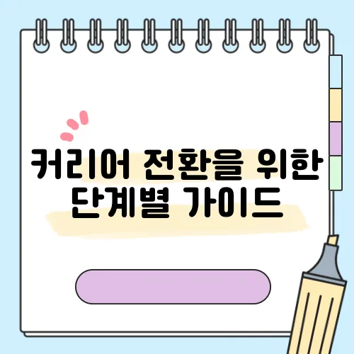 커리어 전환을 위한 단계별 가이드