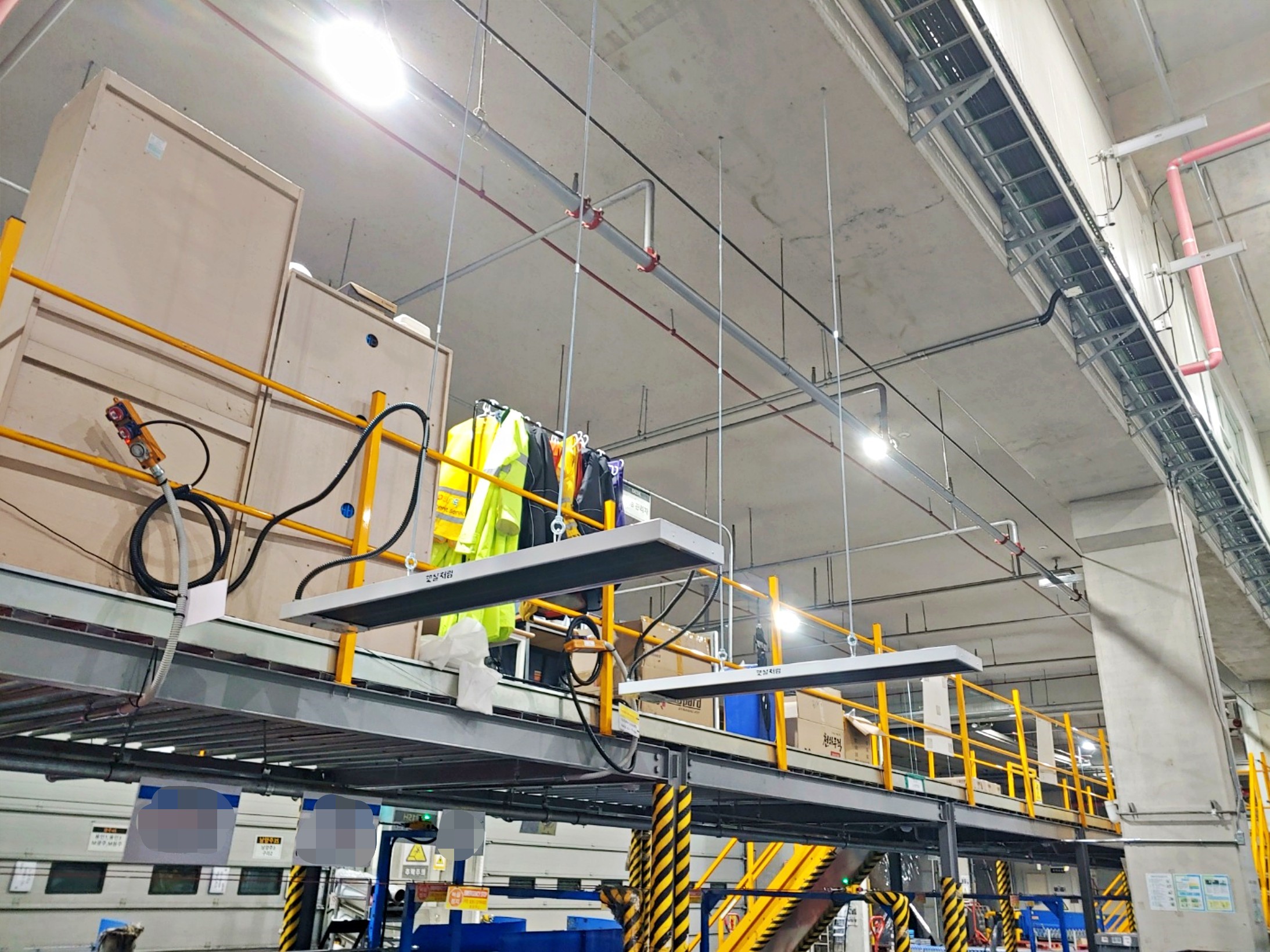 경기도 화성 공장 히터 설치현장