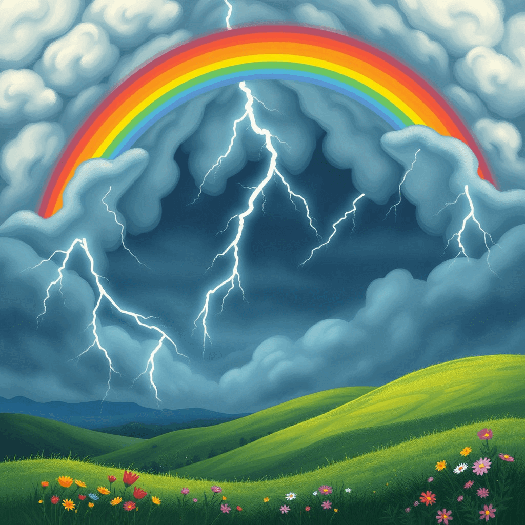 무지개 나오는 꿈 해몽