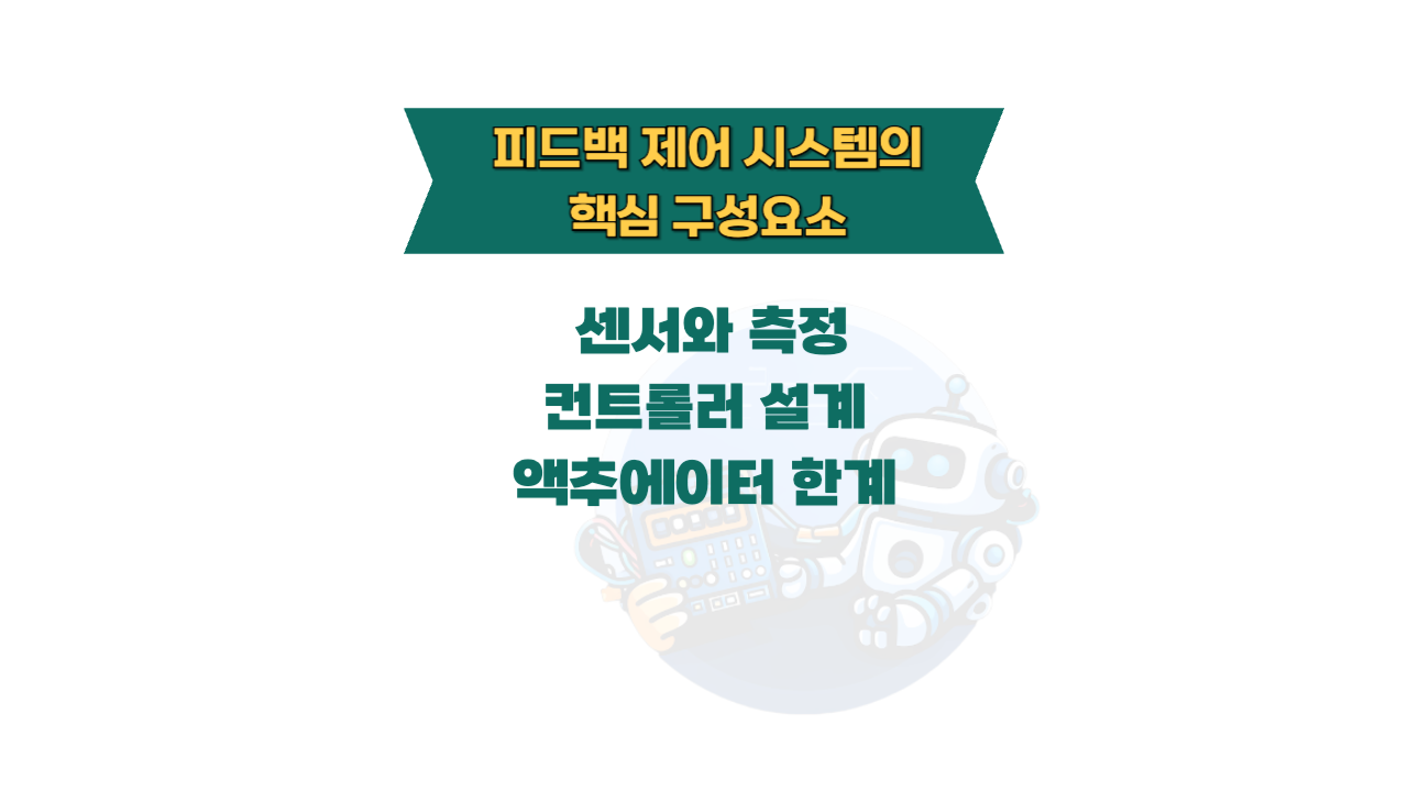 피드백 제어 시스템의 핵심 구성요소