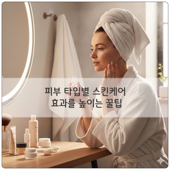피부 타입별 스킨케어 효과를 높이는 꿀팁