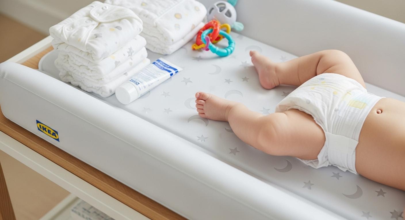 이케아 기저귀 매트