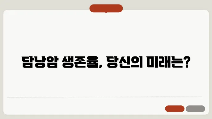 담낭암 치료 방안