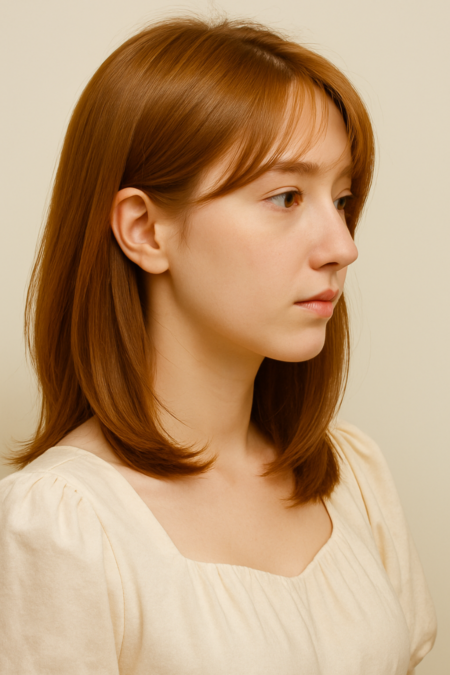 허니브라운염색