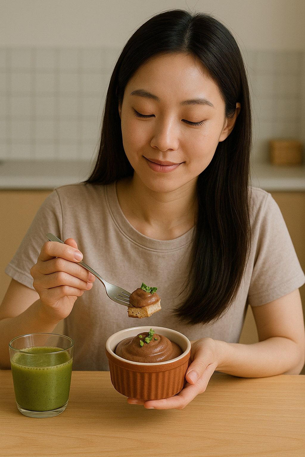 비건 디저트 사진