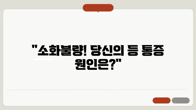 소화불량 원인질환에 대해 알아보기