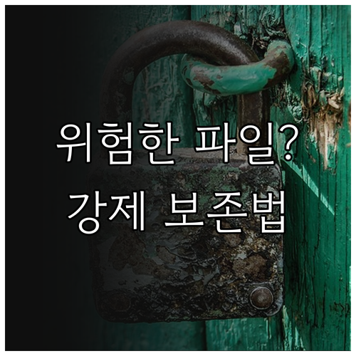 크롬 위험한 파일 보존 방법과 세이프..