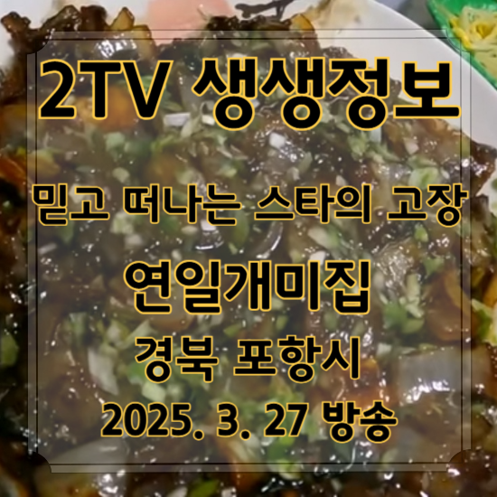 2TV 생생정보 믿고 떠나는 스타의 고장