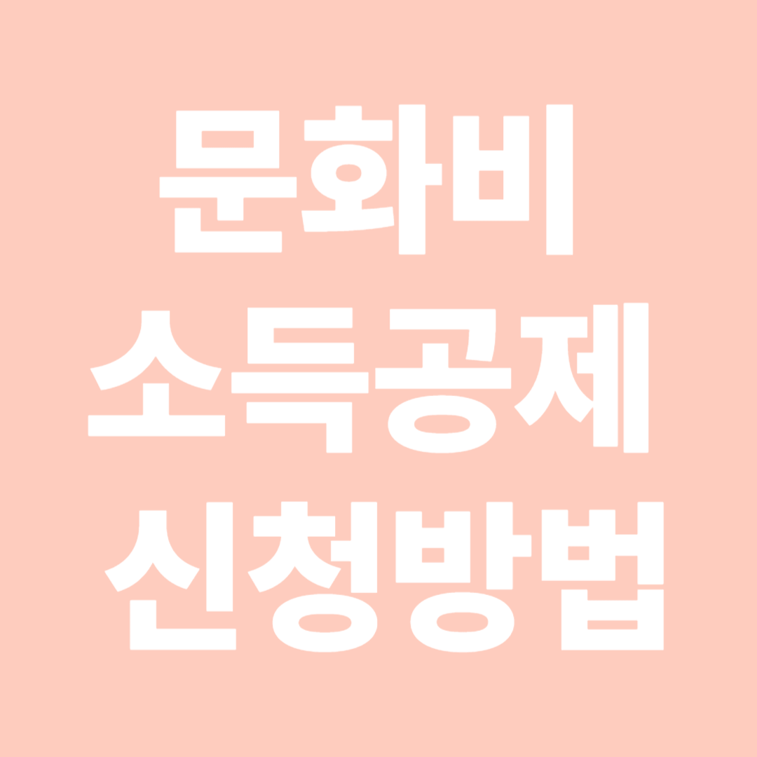 문화비 소득공제