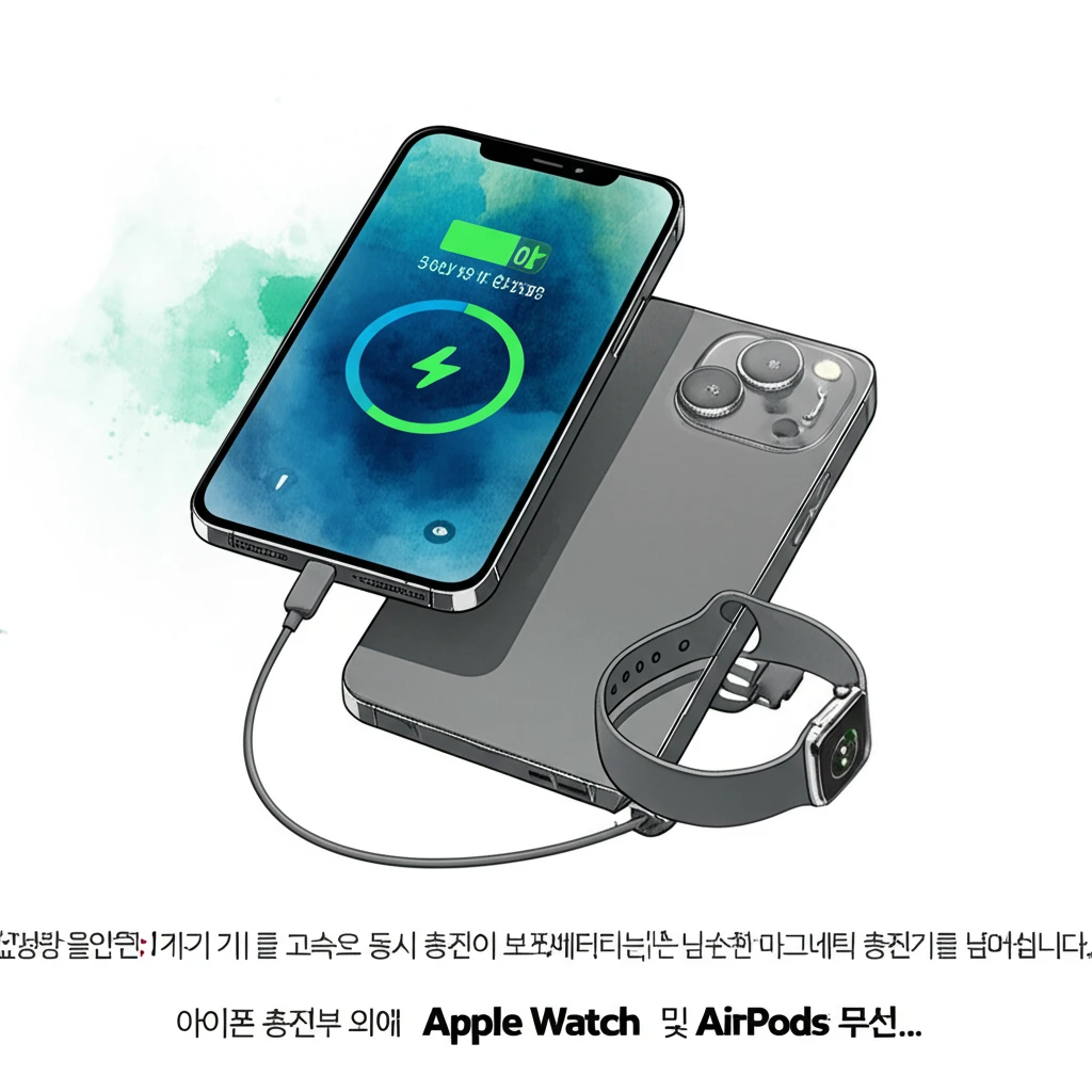 아이폰 워치 에어팟, 선 없는 15W..