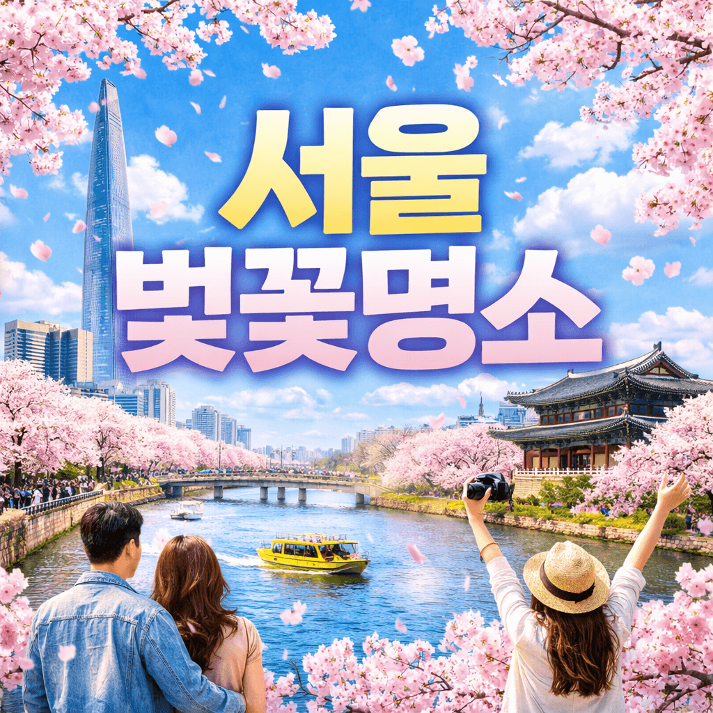 서울벚꽃명소 추천 BEST 10, 올해 봄 어디로 가야 후회 없을까