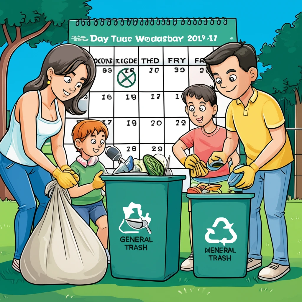 갈현동 쓰레기 배출: 종량제 봉투부터..