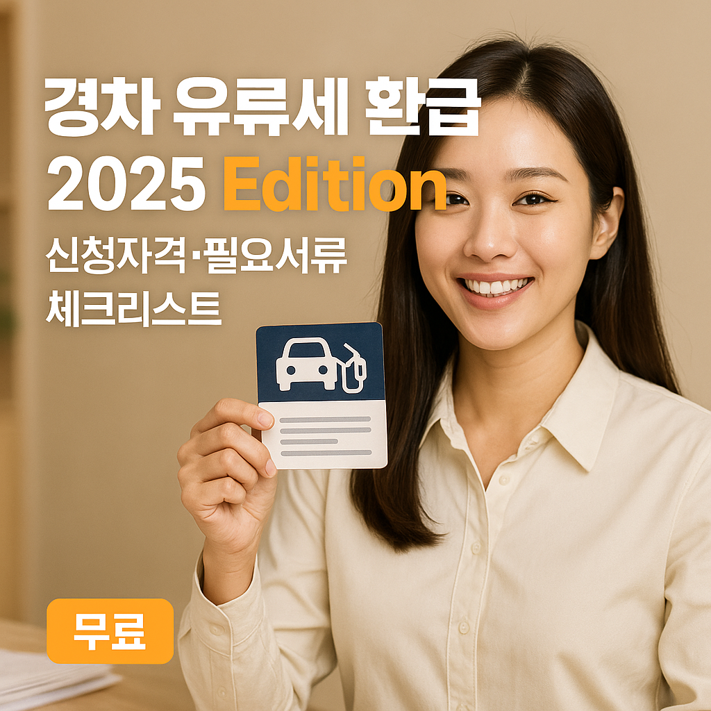 경차 유류세 환급 2025 Edition ｜ 신청자격&middot;필요서류 체크리스트
