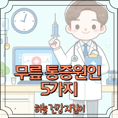 갑자기 무릎 통증이 느껴질때 원인 5가지