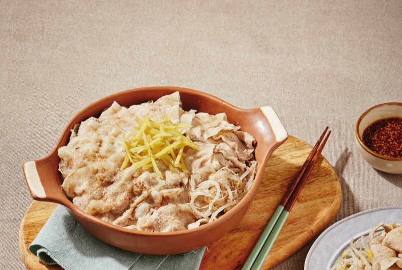 숙주 돼지 나베