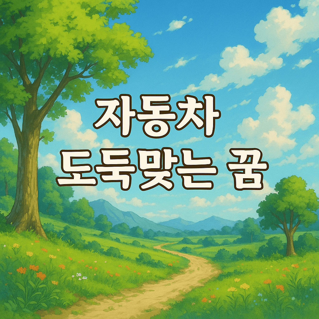 자동차 도둑맞는 꿈 해몽