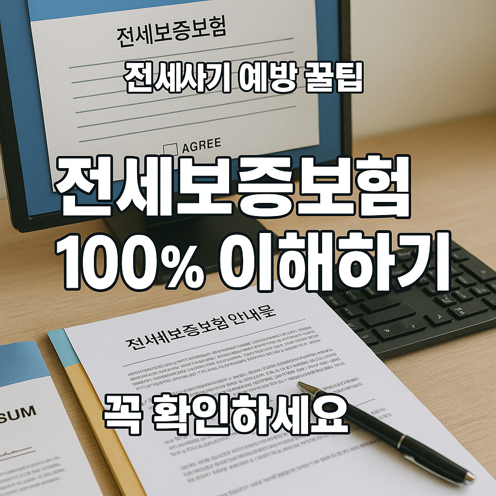 [3편] 전세보증보험 100% 이해하기! 보증보험 가입과 필요성 정리