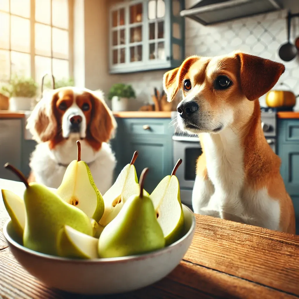 강아지가 배를 먹을 수 있을까? 안전한 급여법과 주의사항