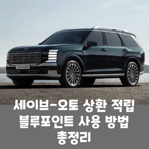 세이브오토 상환 적립 블루포인트 사용 방법 총정리