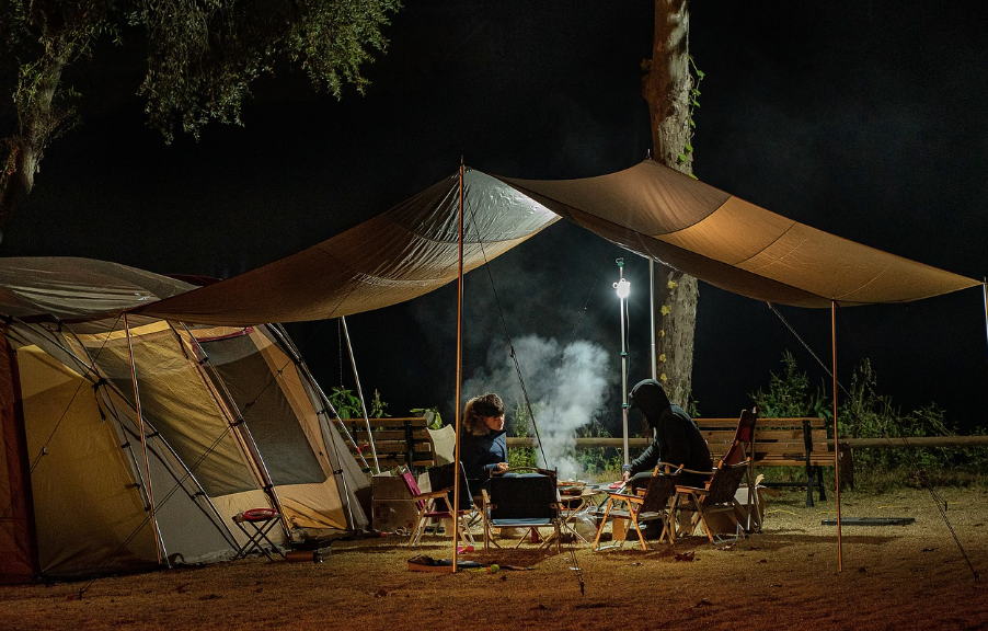 친구와 캠핑 관련 사진