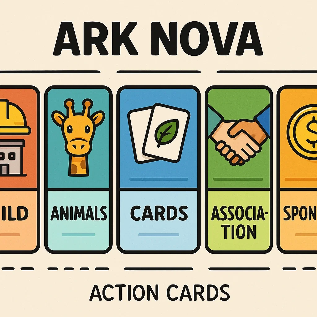 기본 룰 요약: 액션 카드 5종 완전 이해