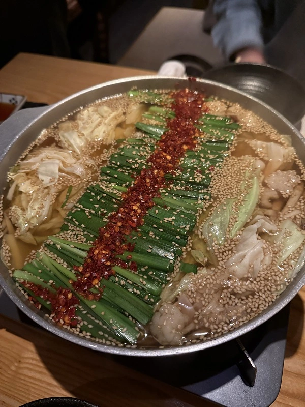 깊은 맛이 일품인 소유 모츠나베