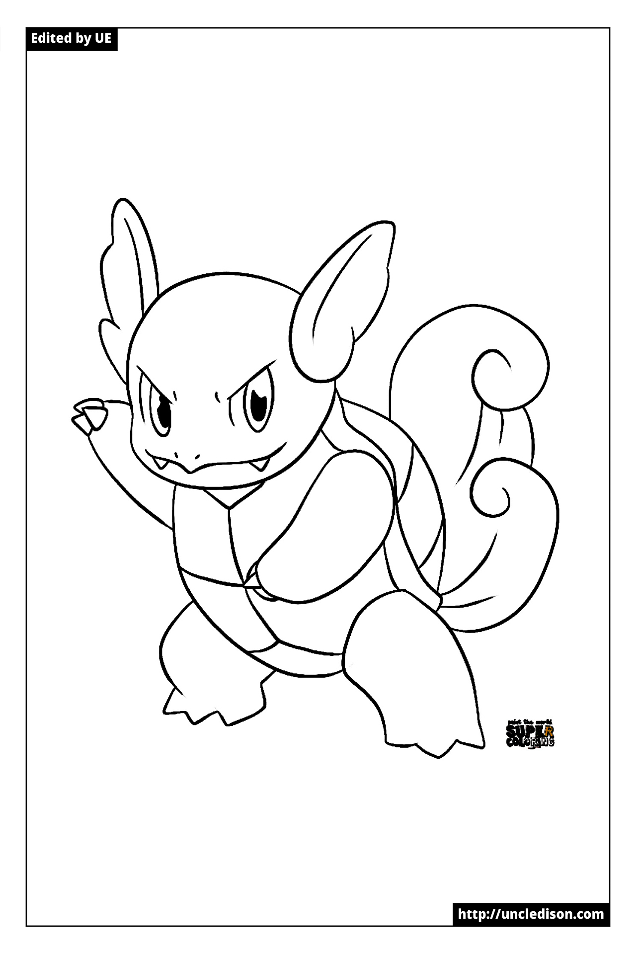 포켓몬 색칠공부 도안