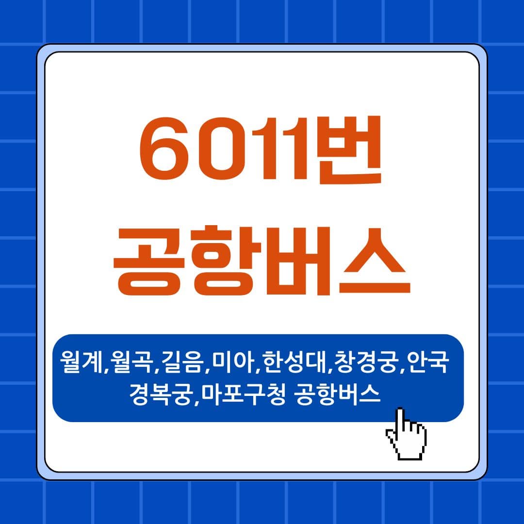 6011번 공항버스