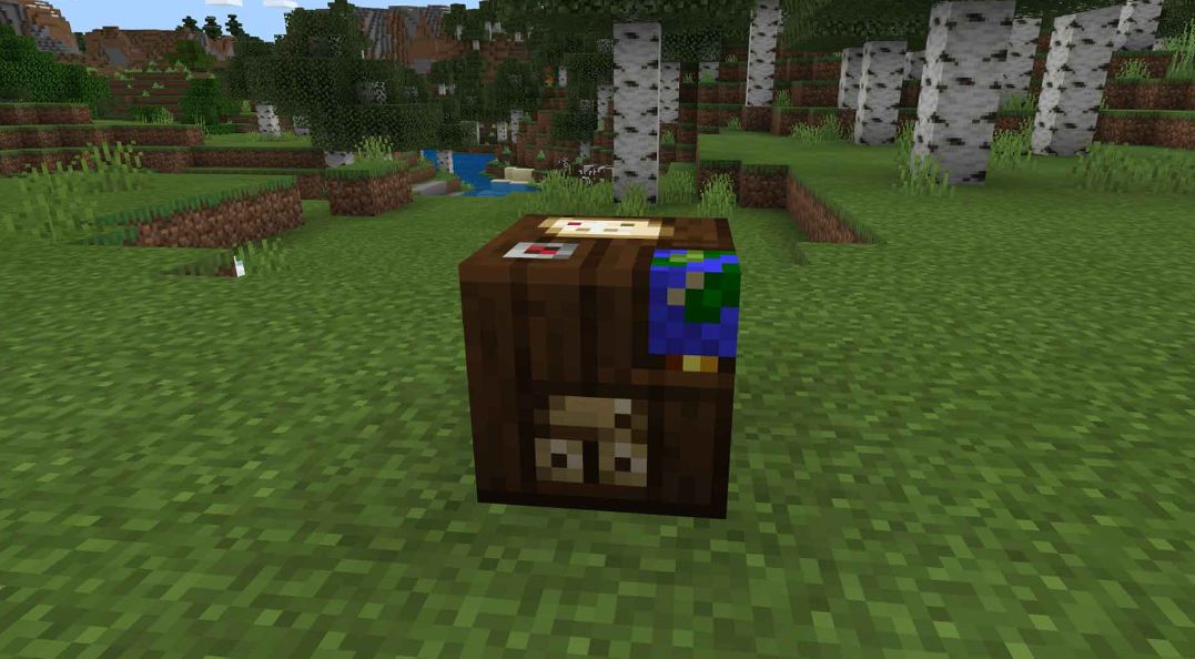 마인크래프트 지도 제작대 조합법,사용법(확장, 복제, 고정, 표시)